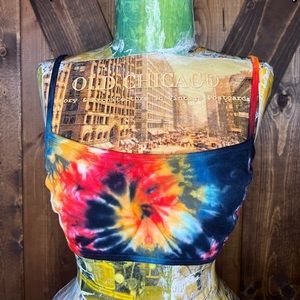 Tie Dye Bandeau Top